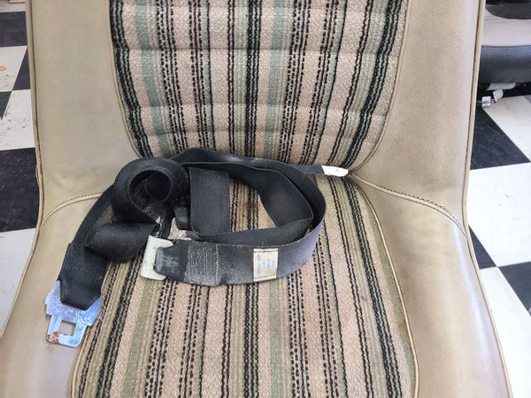 1971-77 Dodge Van, Ramcharger, Low Back Bucket Seat Pair w/ Bases, Nice! - OEM7