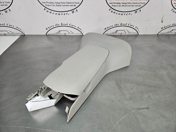 2005-13 C6 Corvette Center Floor Console Assembly, Base w/ Lid, Titanium - OEM0