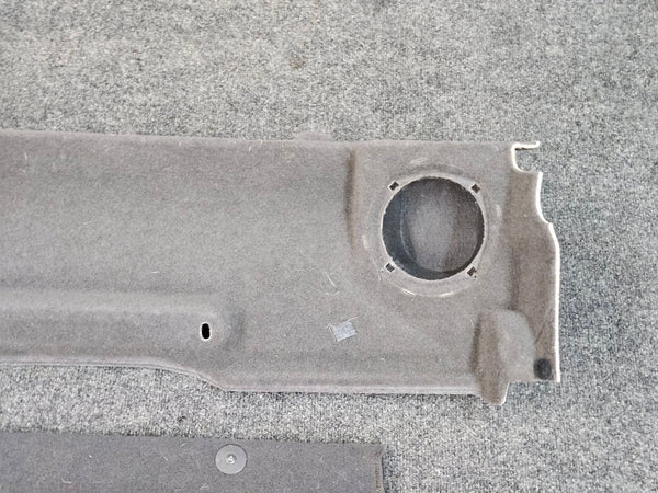 2005-13 C6 Corvette Convertible Rear Trunk Hatch Carpet Panel Set - OEM2