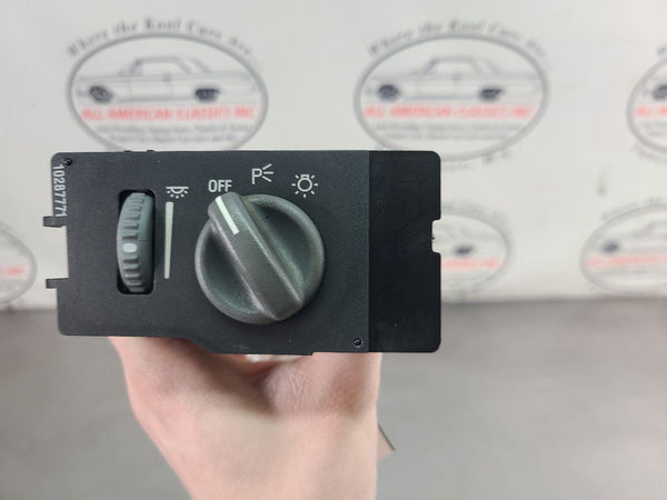 2002 Pontiac Firebird Front Headlight Lamp Dimmer Control Switch Assembly - OEM2