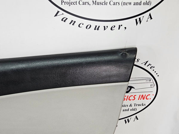 2005-13 C6 Corvette Bose Premium Door Trim Panel Pair, Black / Titanium, LH / RH1