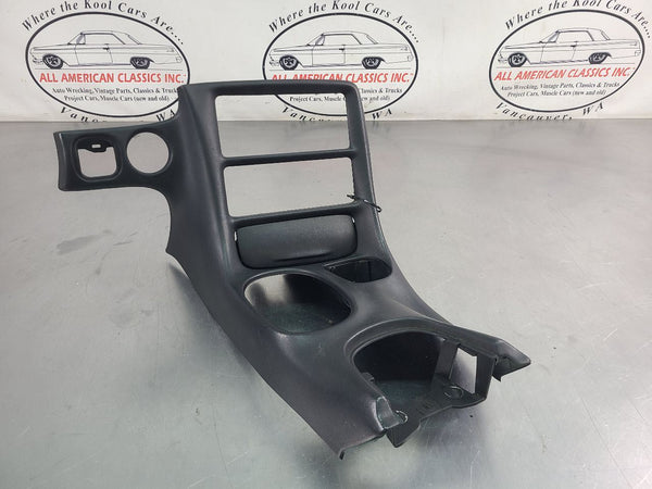  1997-04 C5 Corvette Front Dash / Radio Surround Bezel Trim, Black - OEM0
