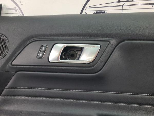 2018 Mustang Right Passenger Side Door Trim Panel, Premium Package, Black, RH9