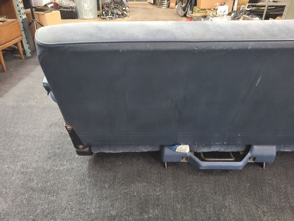 1981-91 Chevy GMC Suburban 3rd Row Bench Seat Assembly, Blue - OEM GM16