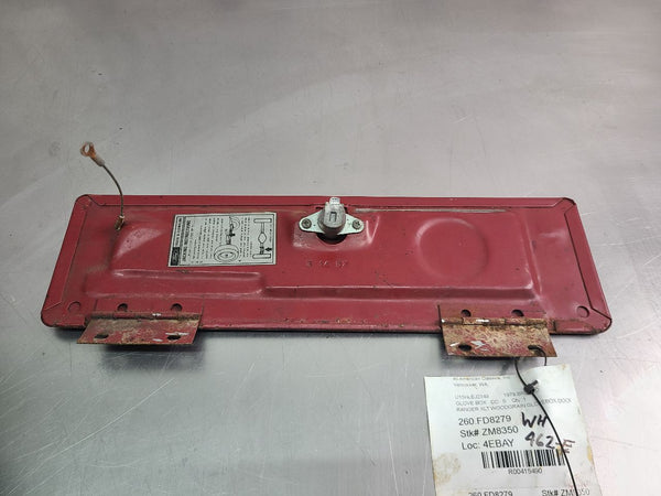 1973-79 Ford Ranger 1978-79 Bronco Glovebox Door w/ Woodgrain Trim - OEM7