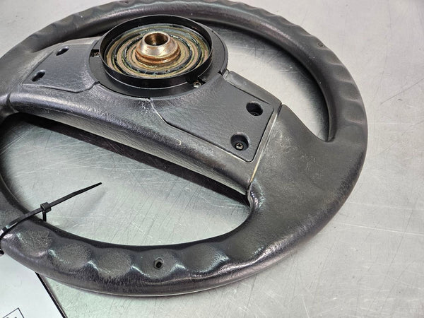 1987-89 Mustang Fox Body 2 Spoke Steering Wheel, Black, Nice - OEM11
