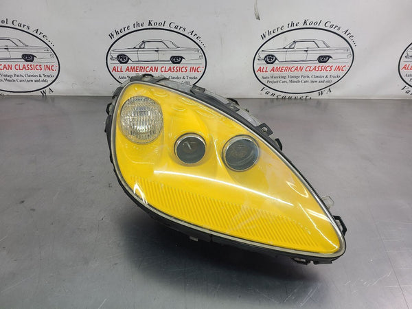 2005 C6 Corvette Right Passenger Side Headlight Assembly, Millennium Yellow, 79U0