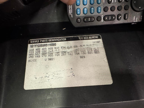 1997-04 C5 Corvette Seat Lumbar Pump Assembly w/ Bags / Lines - OEM14