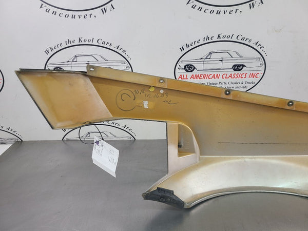 2004-09 Cadillac XLR Front Fender Panel, Right Passenger Side RH, Silver - OEM19