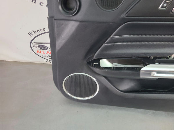 2018 Mustang Right Passenger Side Door Trim Panel, Premium Package, Black, RH12