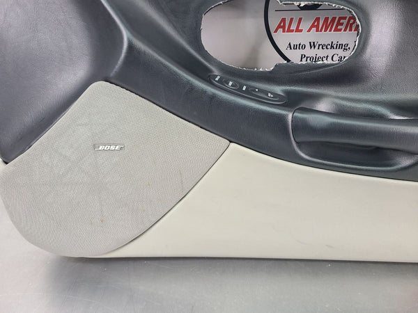 1997-04 C5 Corvette Door Trim Panel Assemby, Right Passenger Side, Black / Gray 9