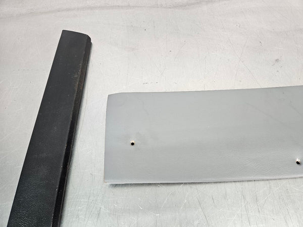 1987-93 Mustang Fox Body Headliner Trim Bezel Moulding 4 Piece Set, Black / Gray9