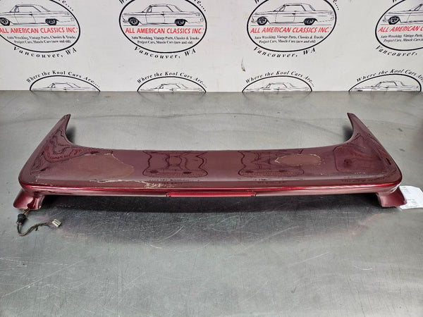 1987-93 Mustang GT Fox Body Hatchback Rear Spoiler Wing w/ Brake Light - OEM1