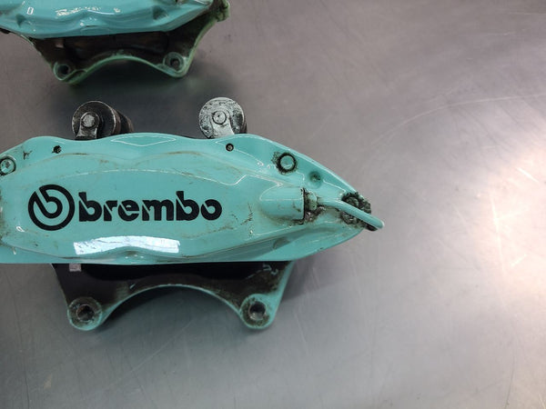 2010-15 Camaro SS Factory Brembo Big Brake Caliper Set of 4 Front/Rear, Blue4