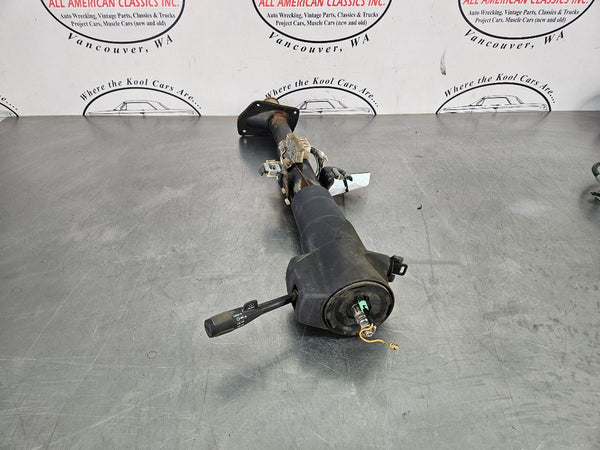 1988-89 Chevy Truck Non-Tilt Floor Shift Steering Column w/ Key - OEM0
