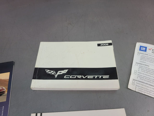 2005 C6 Corvette Factory Owners Manual w/ Leather Carrying Case - OEM5