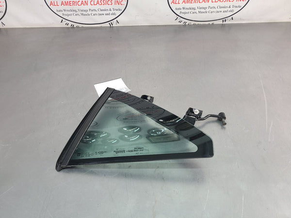 2004-09 Cadillac XLR Factory Quarter Glass, Left LH Driver Side - OEM0