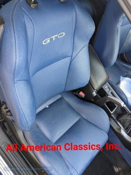 2004-06 GTO Exterior Fuel Filler Door Assembly, Blue - OEM14