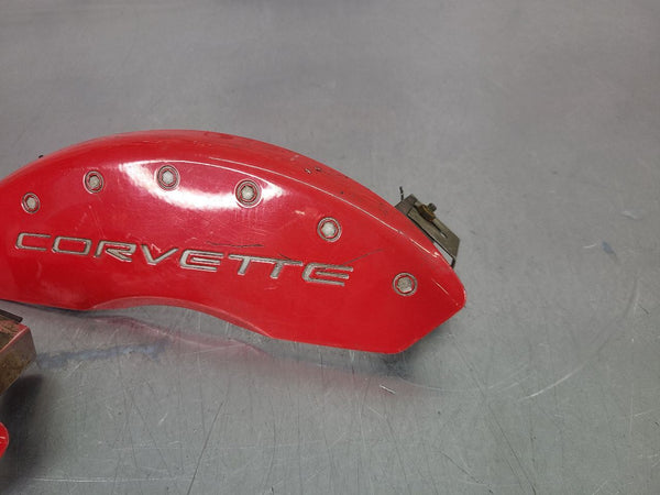 2005-13 C6 Corvette MGP Brake Caliper Cover Pair, Front, Red, LH/RH 4