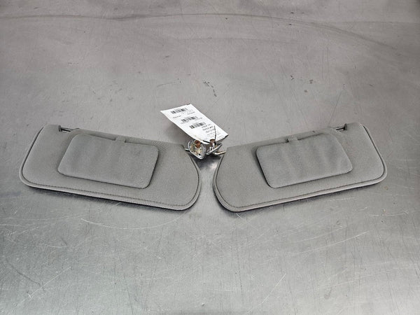 1987-93 Mustang Fox Body Front Sun Visor Pair, Gray - OEM0