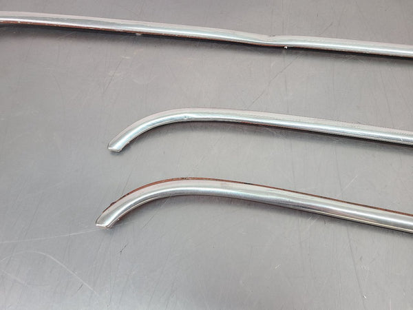 1973-80 Chevy Suburban Stainless Steel Drip Rail Driprail Moulding Trim Set, OEM8