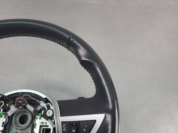 2010 Camaro Factory Black Leather Steering Wheel w/ Silver Accent - OEM5