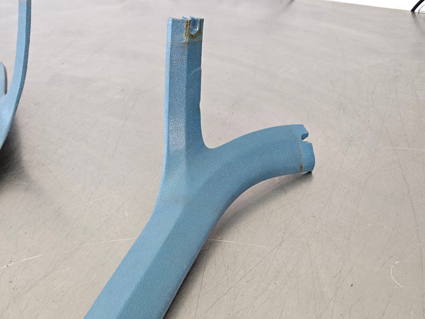 1973-80 Chevy Truck Interior A-Pillar Trim Panel Pair, Blue, Left / Right - OEM4