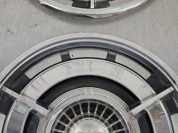 1963 Impala SS 14" Spinner Wheel Hubcap Set of 4, Decent, Nova SS - OEM10