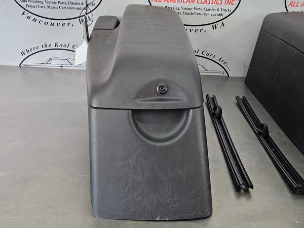 2003-06 Chevy SSR Rear Trunk Stowage Bins Box Pair, w/ Lids, Rails - OEM3