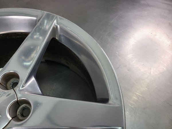 2005-07 C6 Corvette Aluminum 5 Spoke Wheel, Silver QG6, Rear 19x10 - OEM9