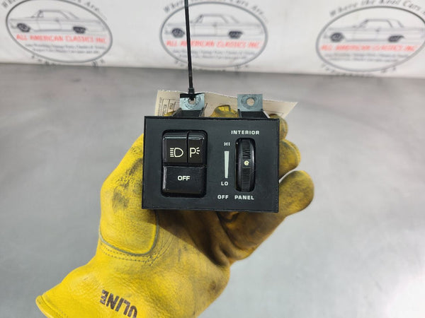 1984 Firebird Pop Up Head Light / Interior Dimmer Control Switch - OEM0