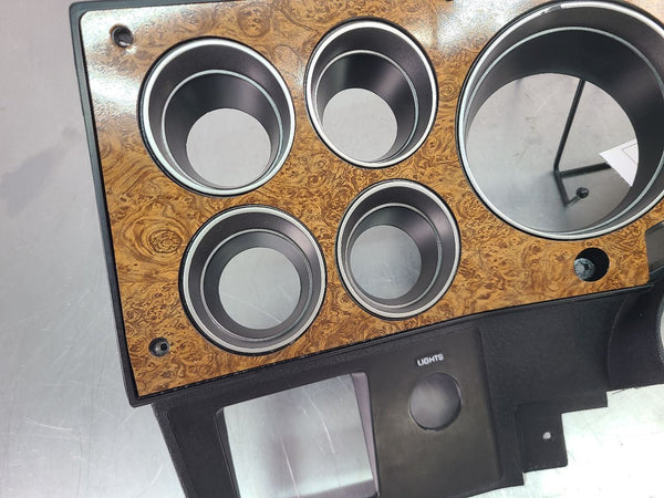 1981-87(91) Chevy Truck, Suburban Instrument Cluster Bezel Trim, Woodgrain12