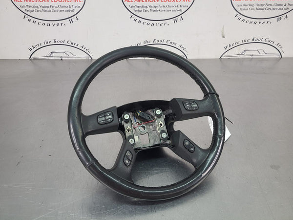 2003-07 Hummer H2 Factory Steering Wheel w/ Radio Controls - OEM0