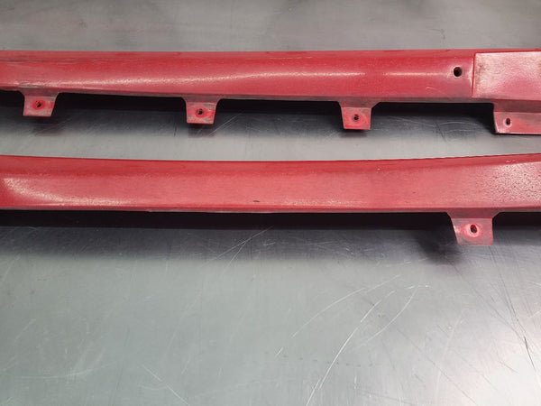 2002 Firebird Trans Am WS6 Left and Right Lower Rocker Panel Moulding Pair, Red18
