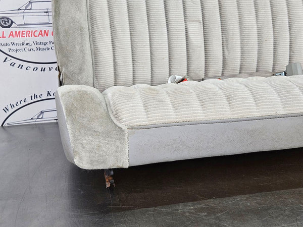 1992-99 Chevy Suburban 3rd Row Bench Seat Assembly, Cloth, Gray - OEM14