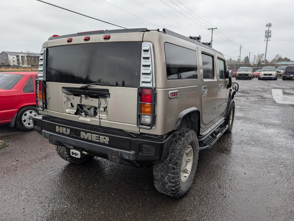2003-09 Hummer H2 Rear Quarter Trim Panel Cubby Insert, Wheat, Left LH Side13