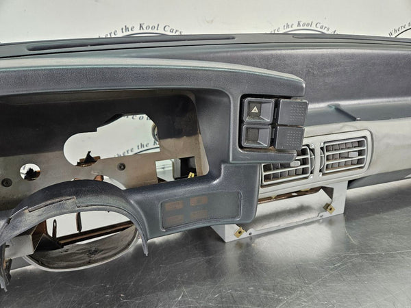 1987-89 Mustang Fox Body Front Dash Panel, Loaded w/ Trim, Glovebox, Gray - OEM9