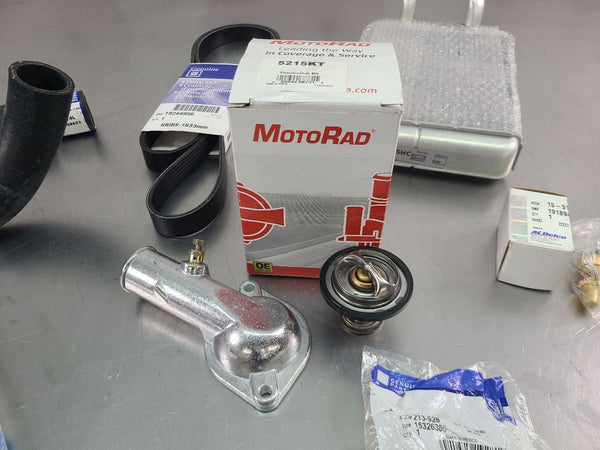 1995-96 Impala SS Cooling System Refresh Kit w/ Belts, Hoses, Sensors, Heater 6