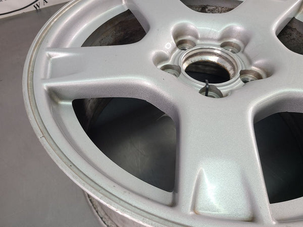 1997-04 C5 Corvette Aluminum 5 Spoke Wheel, Silver QF3, Front 17x8.5, OEM 9