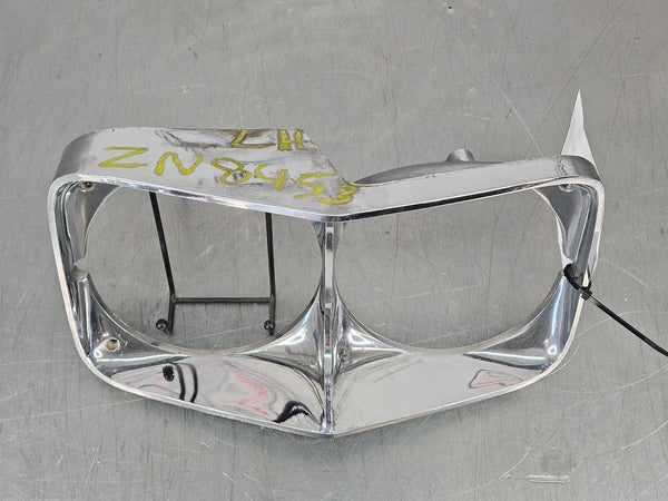 1970 Impala Chrome Headlight Head Lamp Bezel Trim Surround Left Driver Side, OEM5