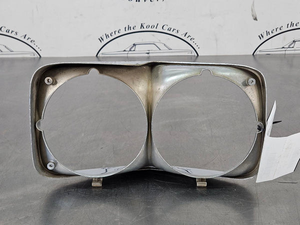 1970 Impala Front Head Light Lamp Surround Bezel Cover Trim, Right Passenger RH9