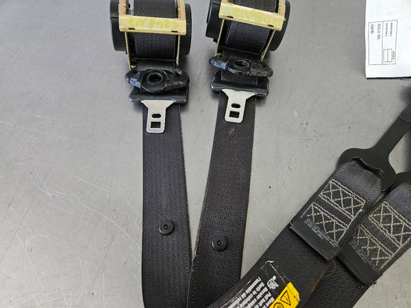 2004-06 GTO Front Seat Belt Retractor Set, LH / RH, Black - OEM2