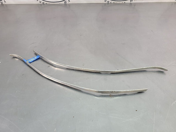 1963-65 Buick Riviera Door Edge Guard Moulding Trim Pair - OEM0