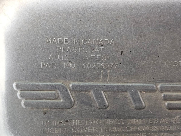 1997-04 C5 Corvette Front Bumper License Plate Filler Panel, White - OEM8