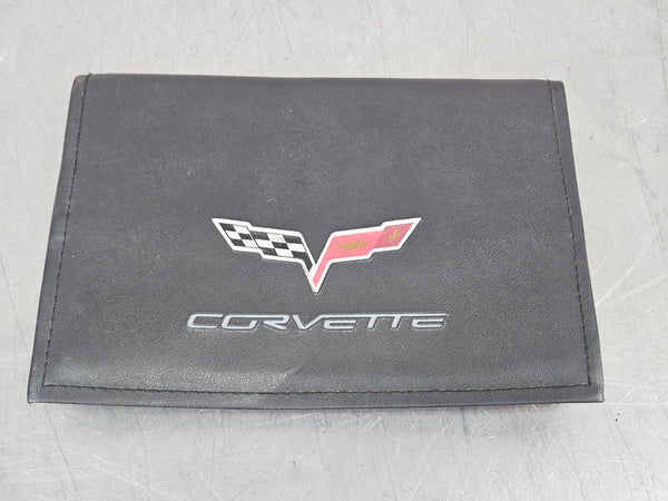 2005 C6 Corvette Factory Owners Manual Book w/ Leather Carrying Case - OEM1