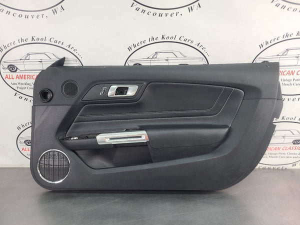2018 Mustang Right Passenger Side Door Trim Panel, Premium Package, Black, RH0