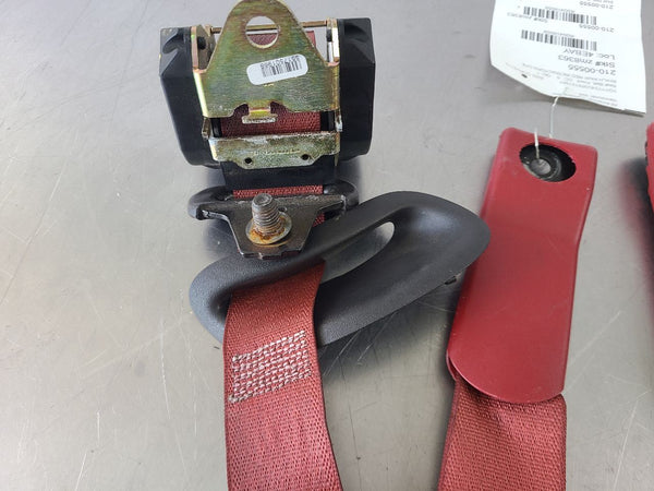 2005-12 C6 Corvette Coupe Seat Belt Retractor Pair, Red, LH / RH - OEM1