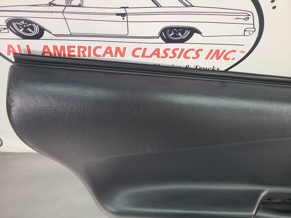 1997-04 C5 Corvette Door Trim Panel Assemby, Left Driver Side, Black / Oak Tan3