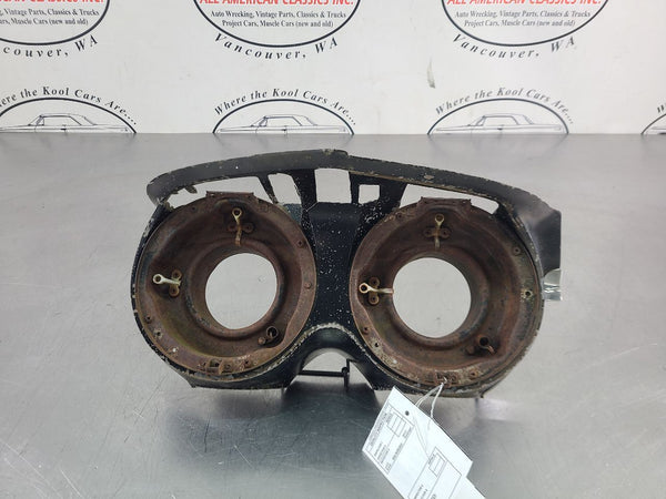 1959 Cadillac DeVille Right Passenger Side Headlamp Bucket Bracket, Diecast HSG0