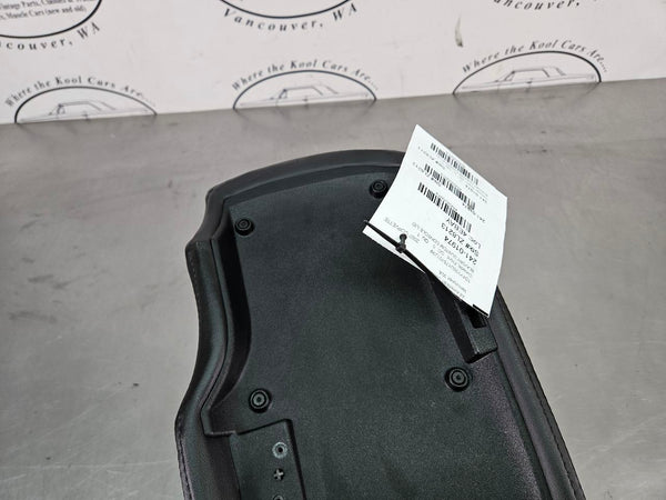 2005-13 C6 Corvette Custom Center Console Lid, Black and Gray, Reupholstered OEM8